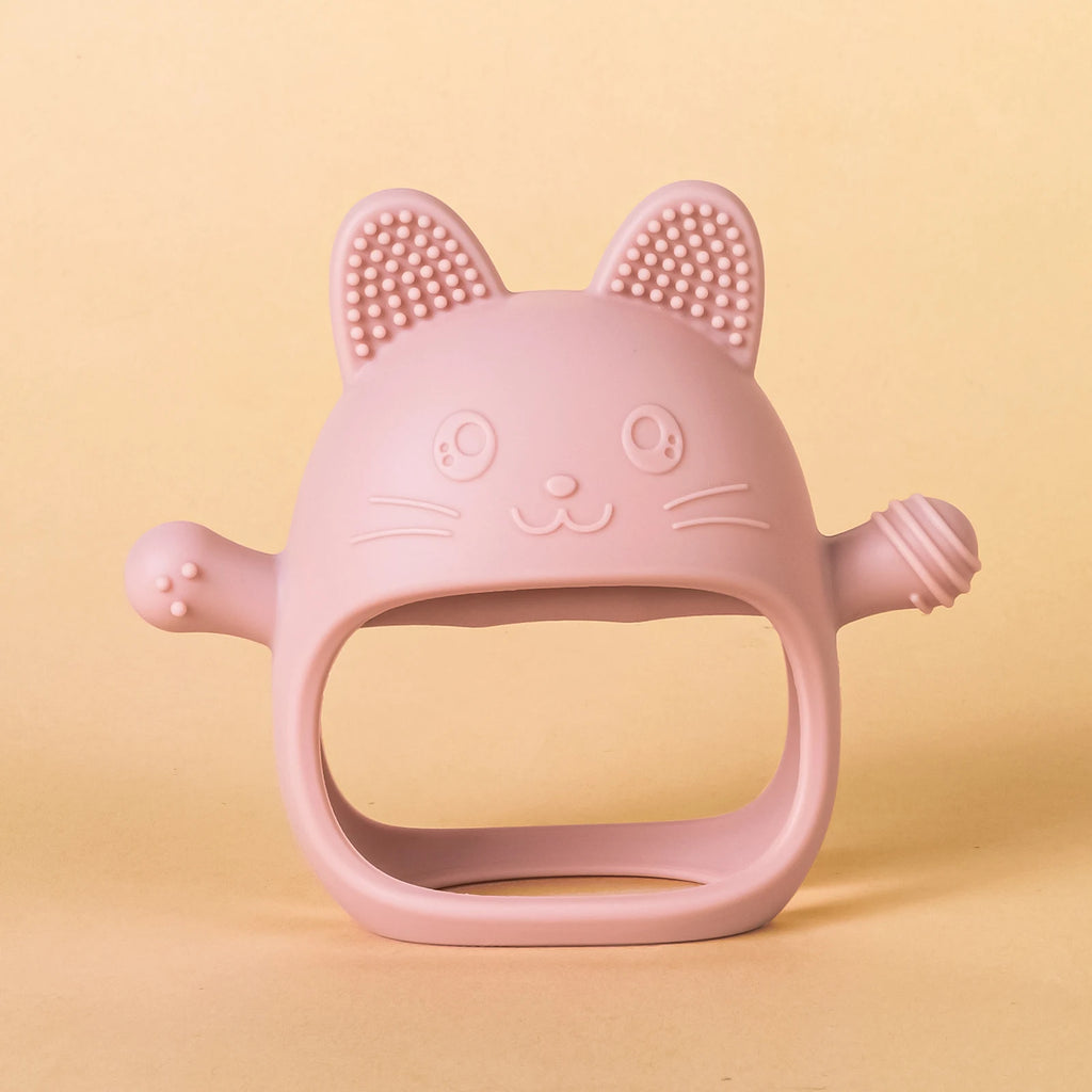 Baby Silicone Teether Gloves Toys BPA Free Silicone Soft Soothing Dental Care Gums Anti-eating Hand Molar Toys Baby Accessories