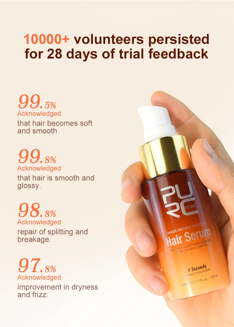 Hair Smoothing Serum | Deep Nourishing Repair Oil for Frizz-Free Shine Scrubs Treatments Tidesmit