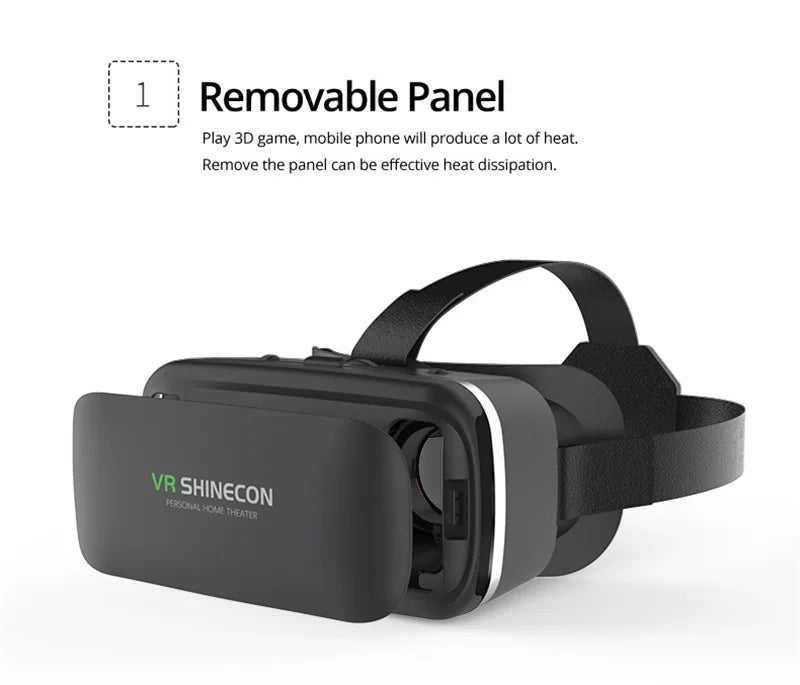 VR Headset for Smartphones - Immersive 3D Reality Glasses for Mobile Tidesmit