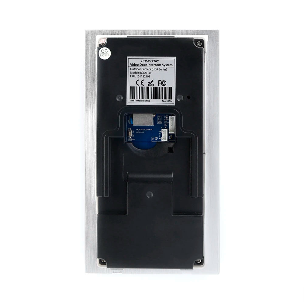 HOMSECUR BC121IP-4S Waterproof Wide Angle PoE Powered Camera For Video Door Intercom System
