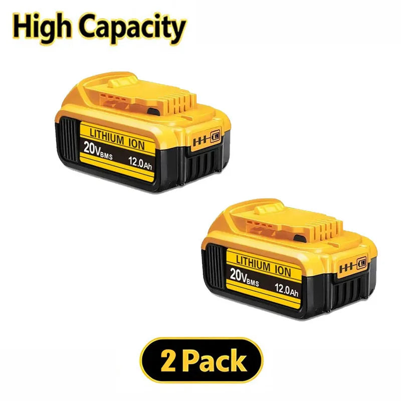 For DeWalt 18v 20V Lithium Ion Batteries 20V 12Ah DCB203 Li ion Battery Replacement DCB206 DCB205 DCB204 DCB200Power Tools