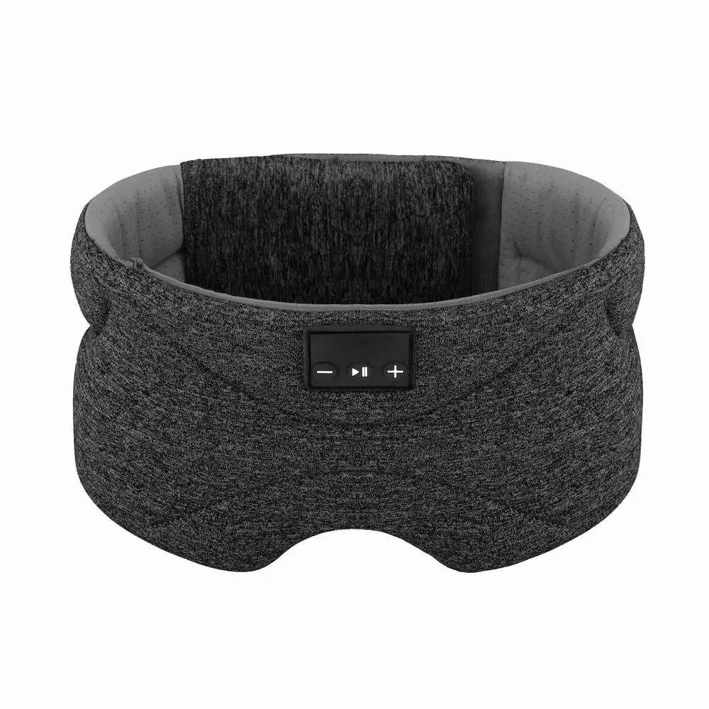 Bluetooth Sleep Mask with Integrated White Noise Headphones Black Tidesmit