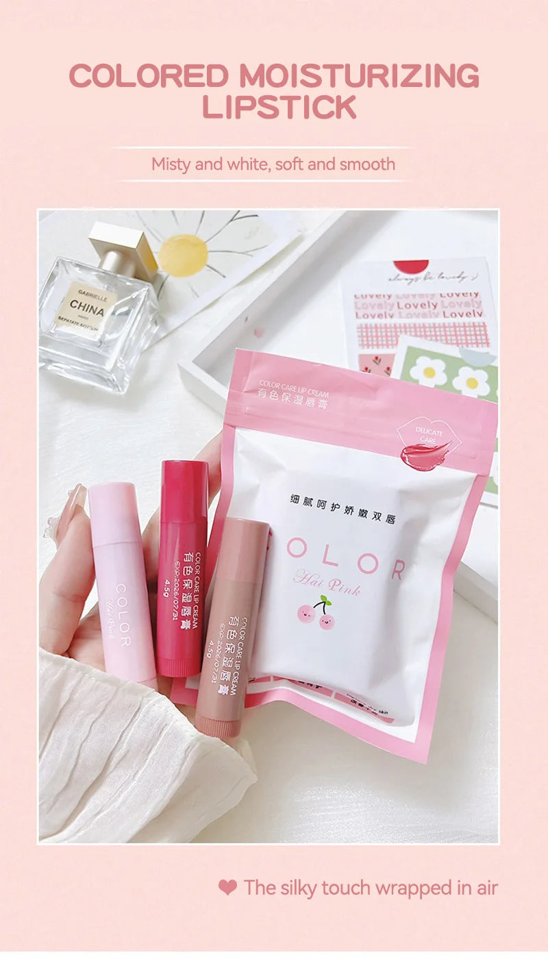 Moisturizing Lip Balm Set - Hydrating Lip Care & Nourishing Formula Lip Care Tidesmit