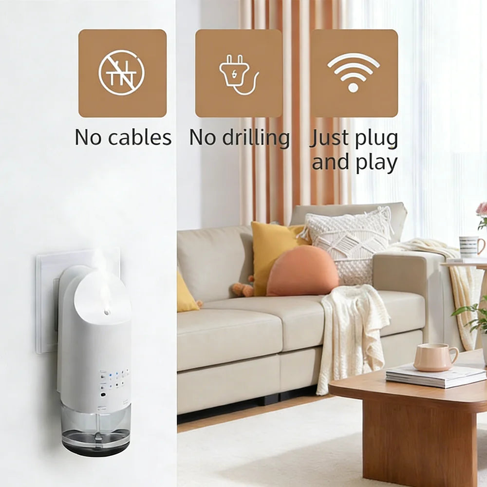 Plug in Waterless Aroma Diffuser Hotel Frangrance Diffuser And Essential Oils Atomizing Efficienc Home Air Freshener