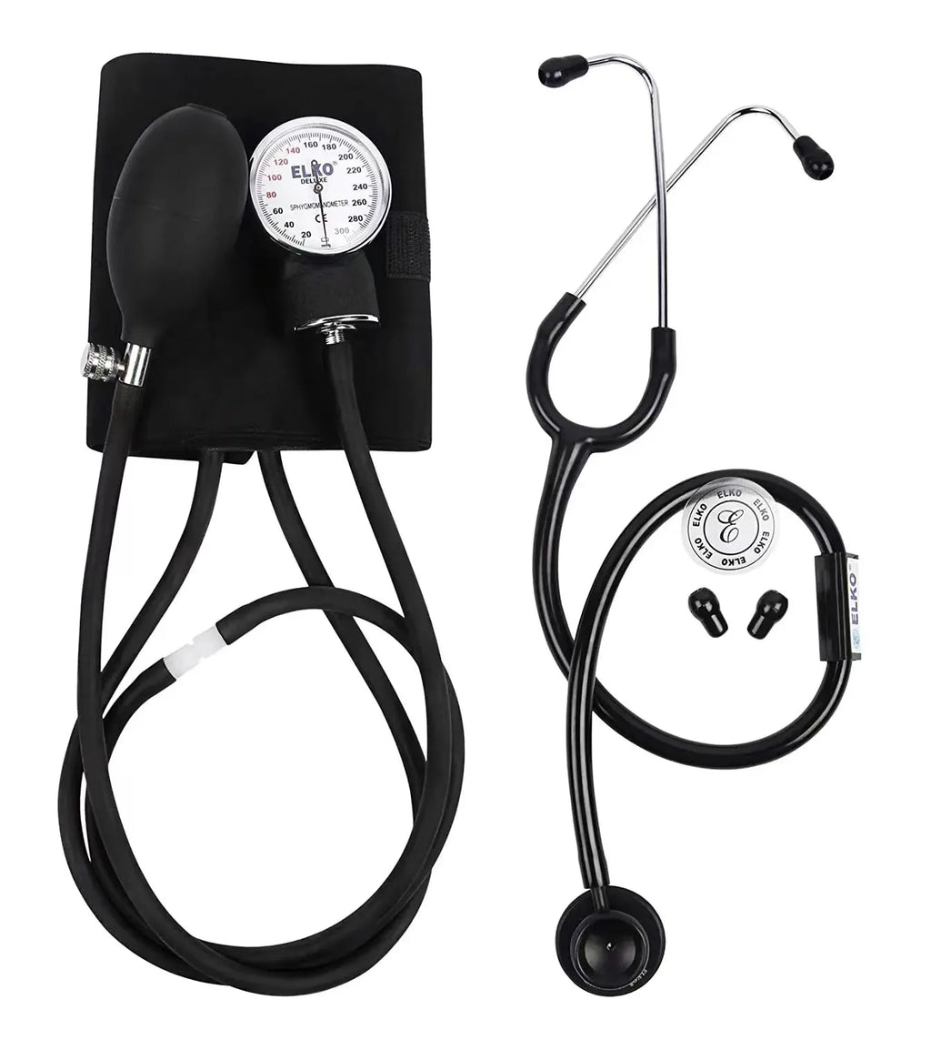 Blood Pressure Monitor BP Upper Arm Sphygmomanometer Manual Blood Pressure Stethoscope With Zipper Bag For Adult Home Use