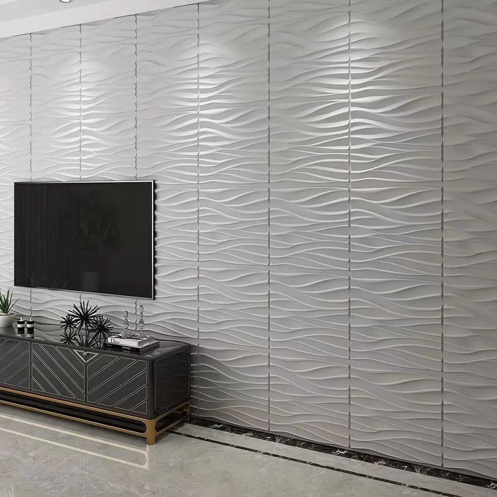 10PCS 30x30cm Wall Sticker 3D Wall Panels Indoor Wall Decoration For Living Room Bedroom Hotel Office Mural Tile-Panel-Mold
