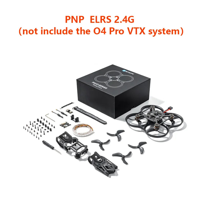 BETAFPV Pavo20 Pro II Brushless Whoop Drone - DJI O4 & ELRS 2.4G PNP ELRS 2.4G China Mainland Tidesmit