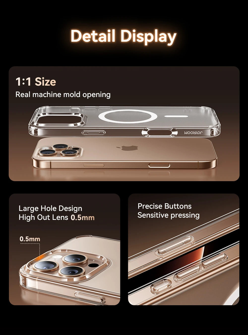 iPhone 17 Pro Max Magnetic Case | Shock-Absorbing Frosted Matte Cover Tidesmit