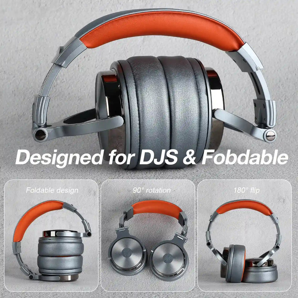 Studio Monitor Over-Ear Headphones - Foldable Pro Audio Tidesmit Tidesmit