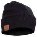 Bluetooth Headband Hat - Wireless Music Beanie with Hands-Free Audio Black China Mainland Tidesmit