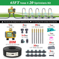 Gardening Dual-Way Independent Control Irrigation Timer Mist Cooling Kit Custom DIY Watering Schedule Quick Connect Accessories
