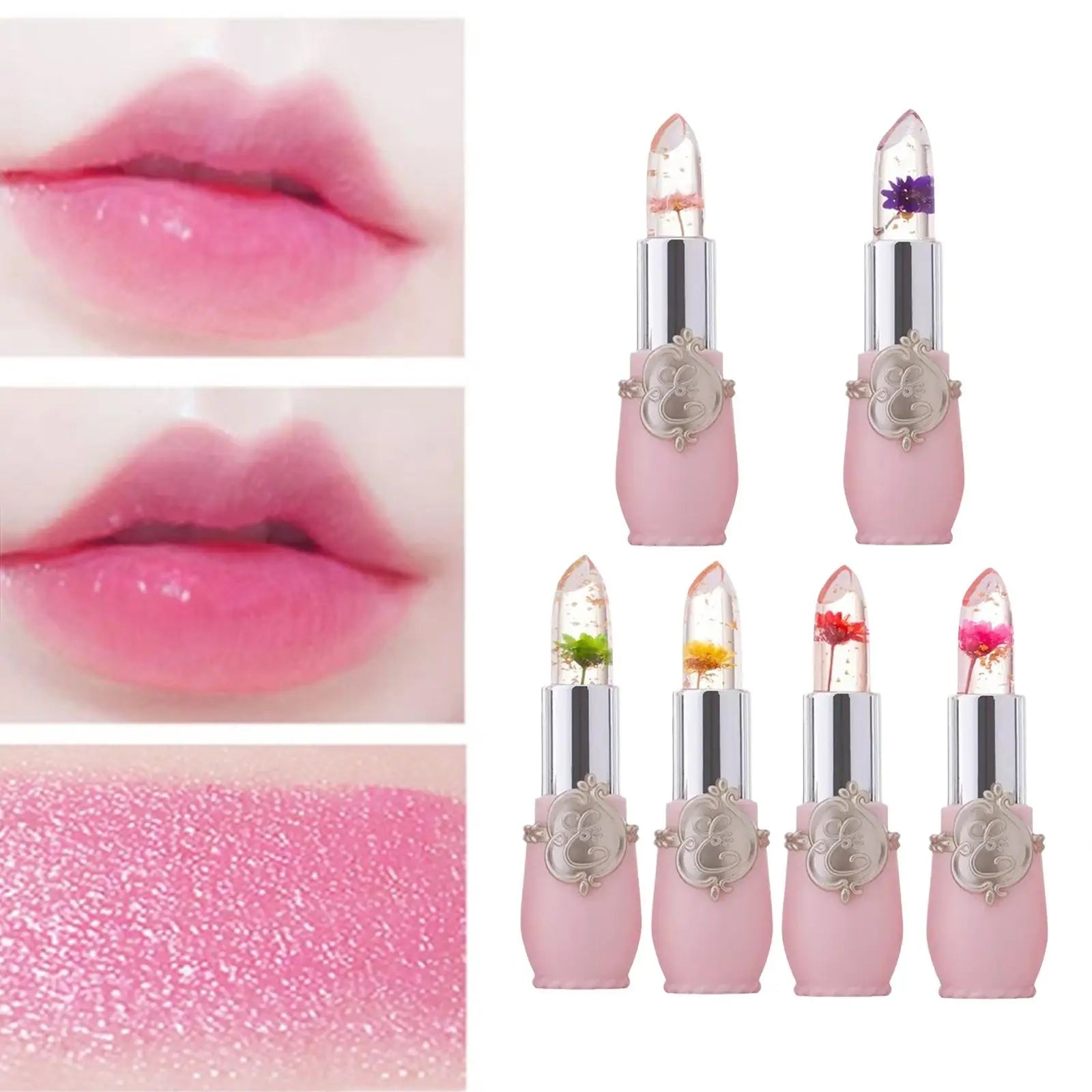Moisturizing Flower Lip Gloss - Cruelty-Free Jelly Tint by Tidesmit Lip Care Tidesmit