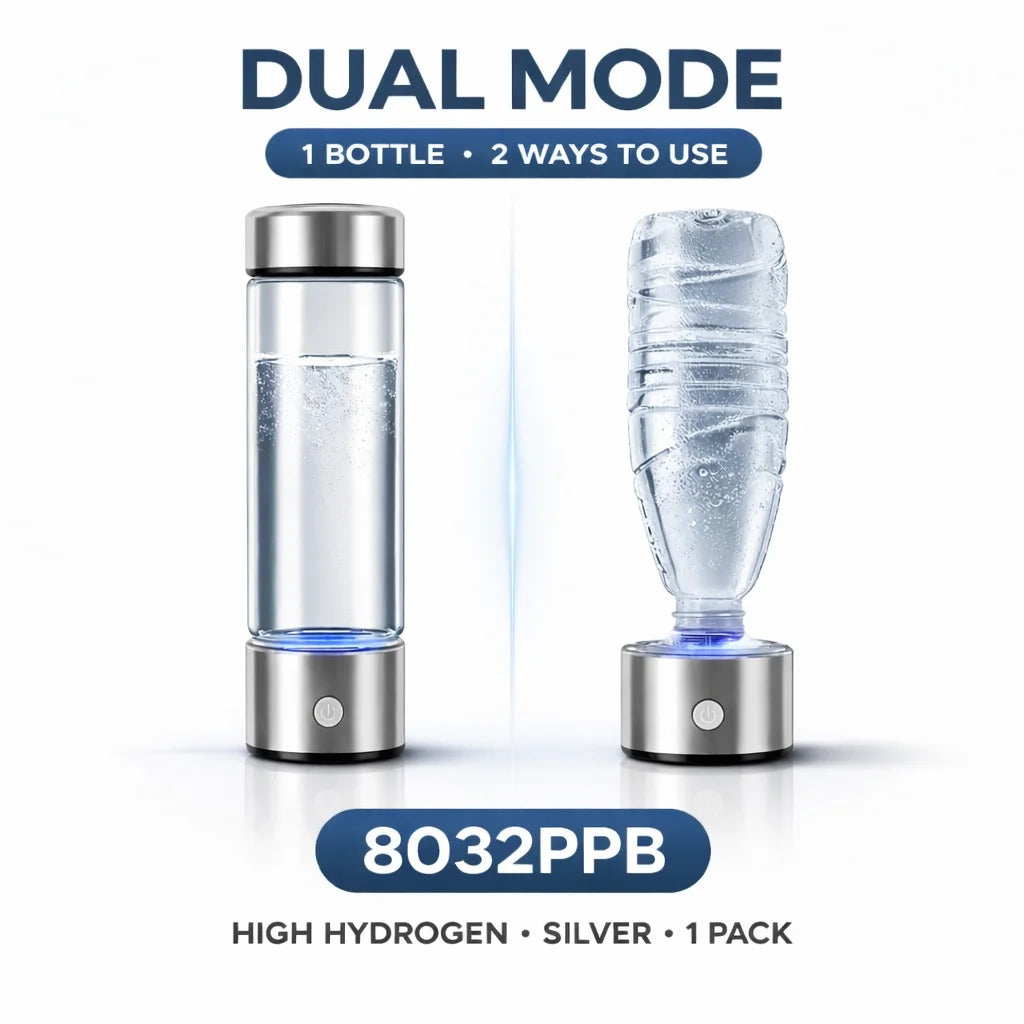 Tidesmit portable hydrogen water generator bottle with electric alkaline ionizer technology for health-focused living