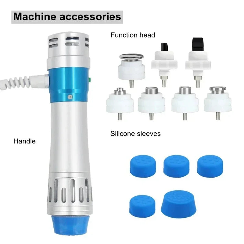 Shockwave Therapy Machine for Deep Tissue Muscle Relief - 7 Heads Massage Chairs Tidesmit