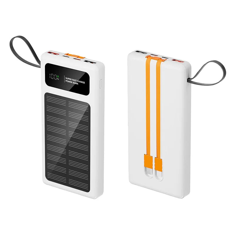 Tidesmit 200000mAh Portable Charger - High Capacity Fast Charging Power Bank White-50000mAh Tidesmit