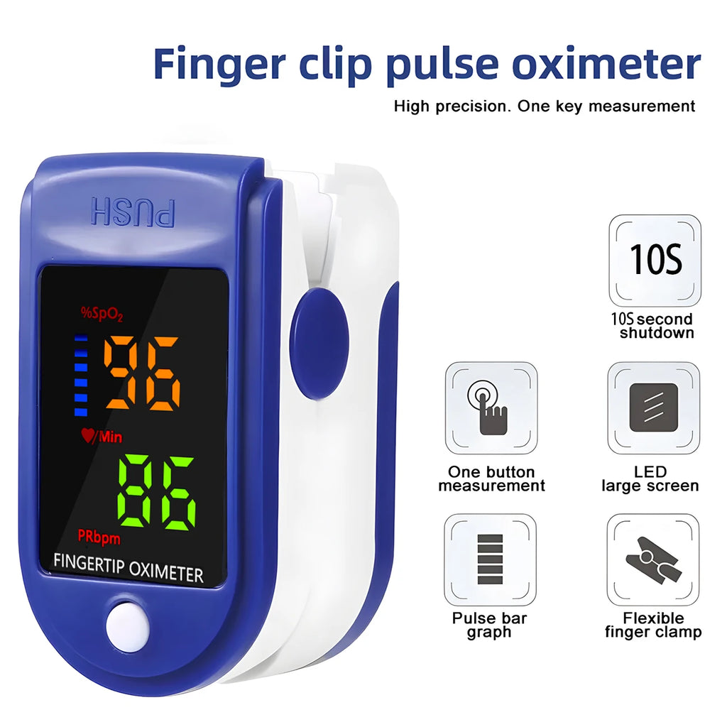 Arm Blood Pressure Test Kit Cuff Sensor Monitor BP Automatic Pressure Tonometer Tensiometer Heart Rate Pulse Meter Or Oximeter