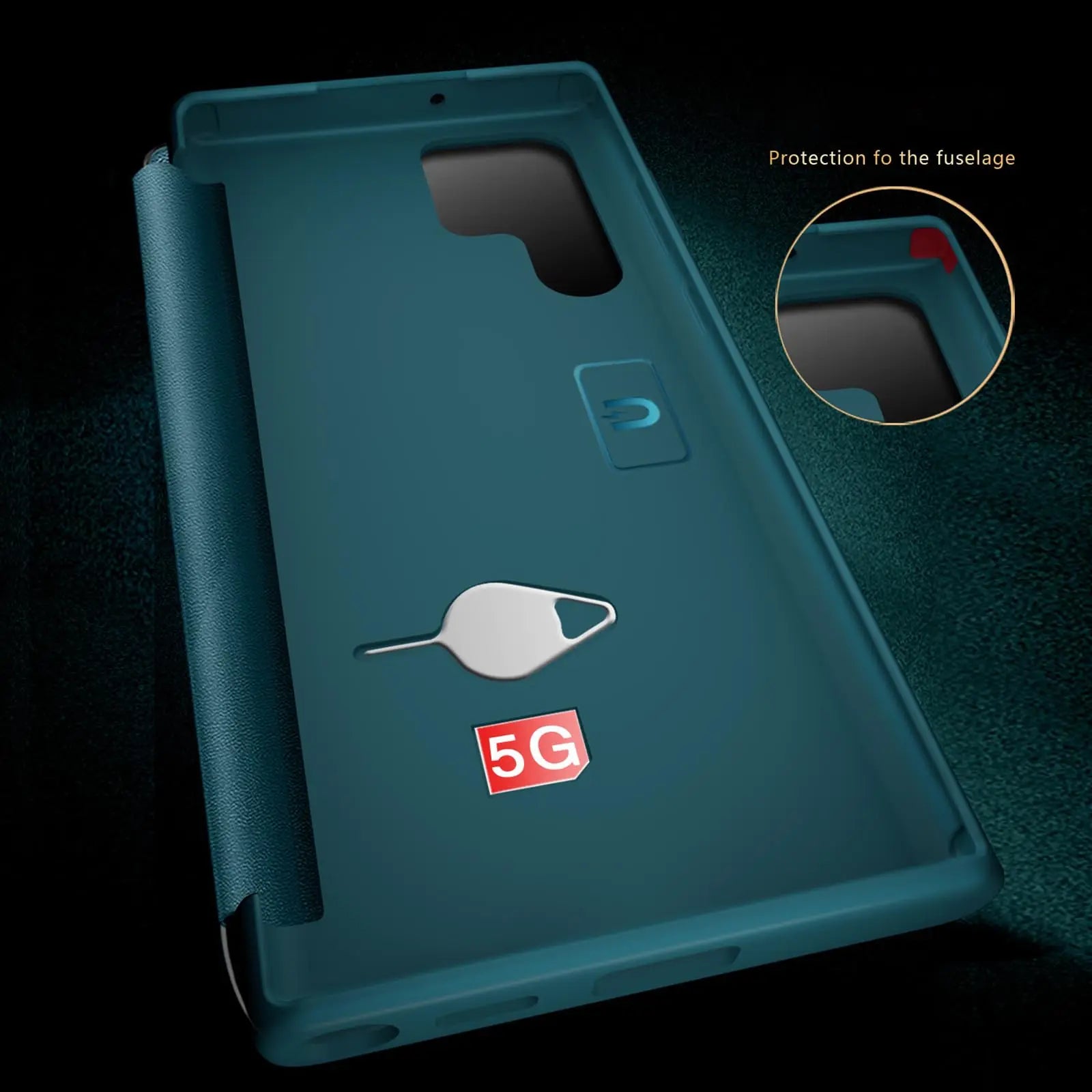 Samsung S25 Ultra Clear View Case: Military-Grade Shockproof Slim Fit Tidesmit