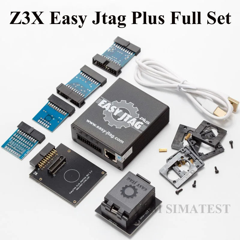 2026 ORIGINAL New Version Full Set Z3X Easy Jtag Plus Box Easy-Jtag plus box+ EASY JTAG EMMC 6 IN 1 socket