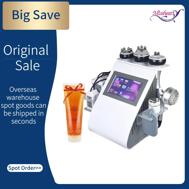 40K Ultrasonic Cavitation Machine for Body Sculpting and Muscle Relief Body Shaping Massage Equipment Tidesmit