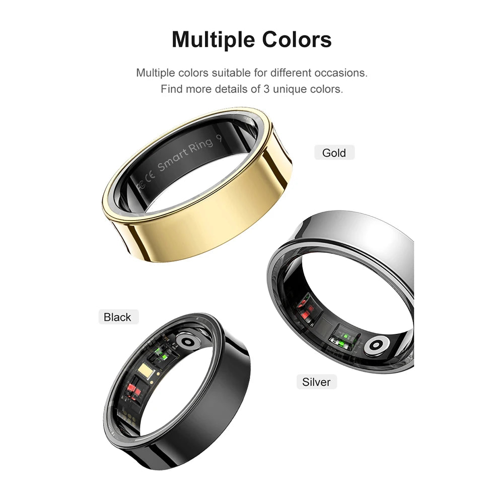 Tidesmit Smart Health Ring - Fitness Tracker with Biometric Sensor Tidesmit