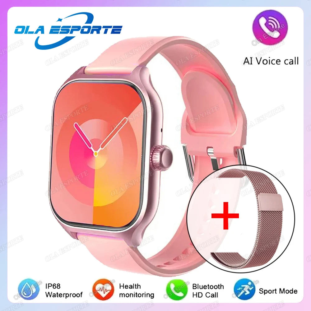Smart Watch For Android IOS Watches 2.01inch HD Display BT Call Message Alert Music Sports Mode Smartwatch Men Women Gift HW12