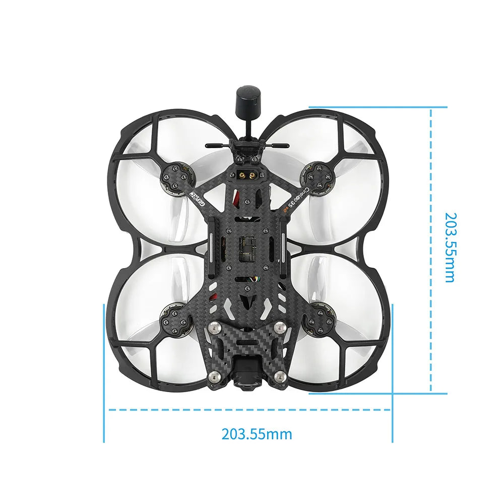 GEPRC CineLog35 V2 FPV Drone 6S Analog - Precise Cinematography Tidesmit