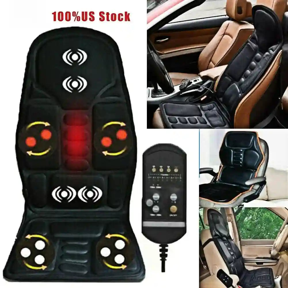 Electric Massager Cushion for Deep Tissue Muscle Relief with Heat Massage Roller Tidesmit