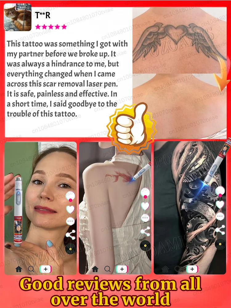 Professional Laser Tattoo Removal Solution for Eyebrows and Body - 2 Bottle Set Permanent Makeup Machines Tidesmit