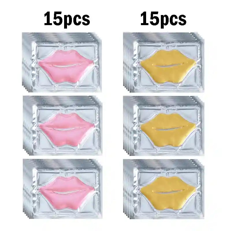 Crystal Collagen Lip Mask - Hydrating Lip Treatment for Plump Lips Lip Care Each 15pcs Tidesmit