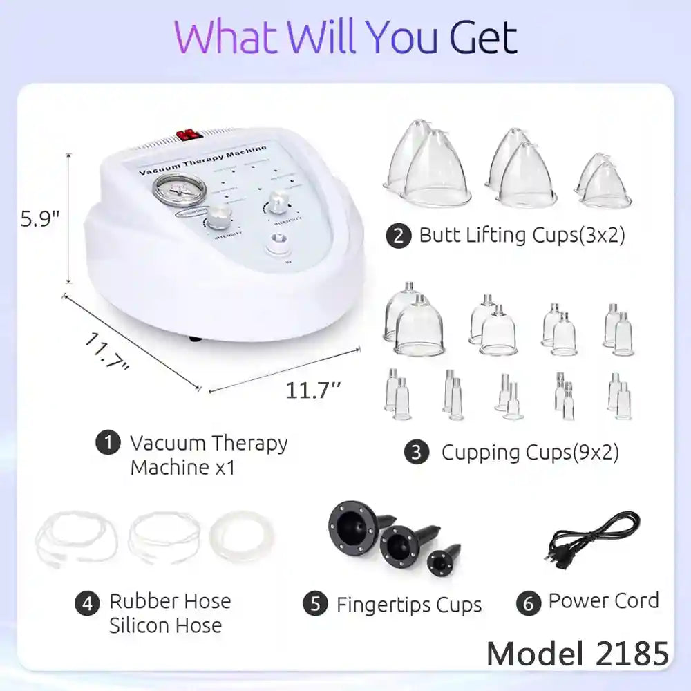 Vacuum Therapy Machine for Body Contouring | Tidesmit Spa System Eye Massage Instrument 2185 Tidesmit