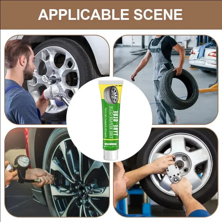 Tire Repair Glue Instant Adhesive Waterproof Multi-Purpose Adhesive Special Rubber for Car Tyres Quickly Repair Crack Holes Peel