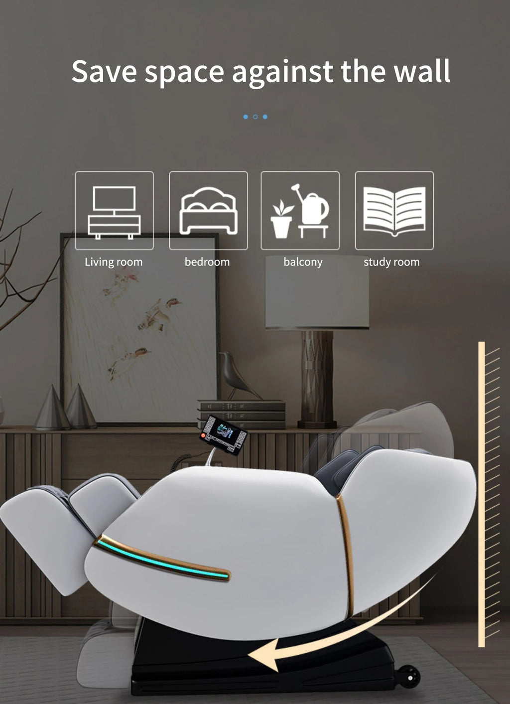 4D Shiatsu Full Body Massage Chair | Deep Tissue Recliner | Tidesmit Massage Chairs Tidesmit
