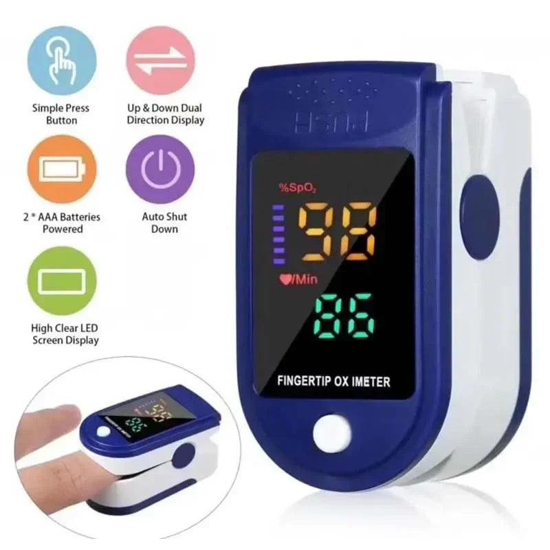 Baby Thermometers Pulse Oximeter Finger Digital Thermometer Accurate Oral Armpit Temperature Reading Fever Alert Termometer