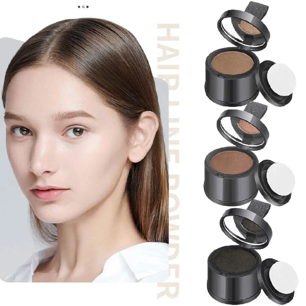 Tidesmit 4 colors hairline powder shade swatch for instant root coverage and face makeup contouring