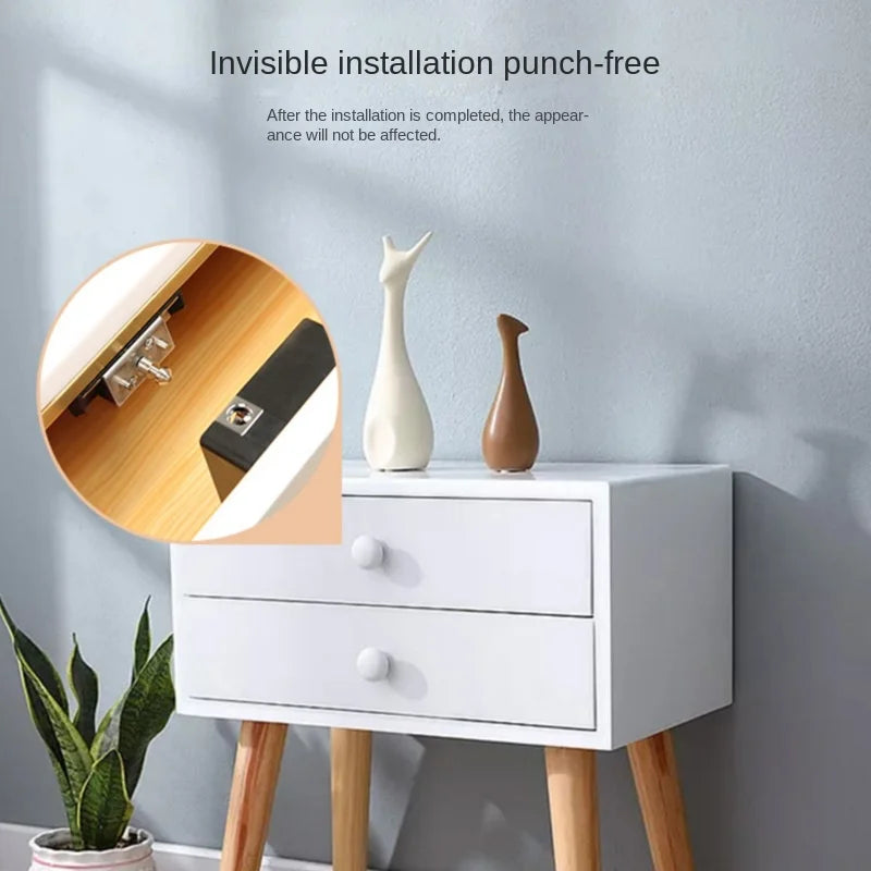 1/4 Pieces Smart Drawer Induction Cabinet Lock RFID Card Smart Electronic Lock Wardrobe Furniture Sauna Cabinet Locker Lock