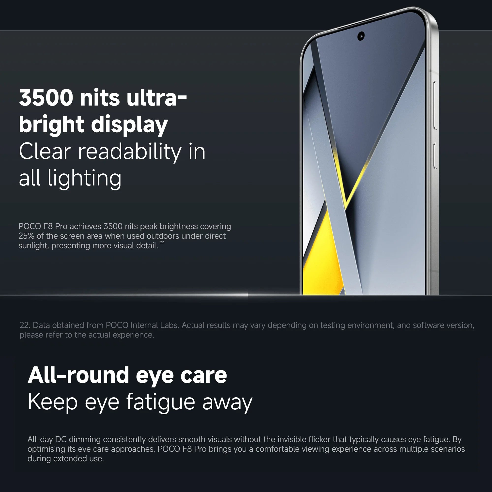POCO F8 Pro 5G Smartphone, 12GB RAM, 512GB Storage - Blue AE Tidesmit