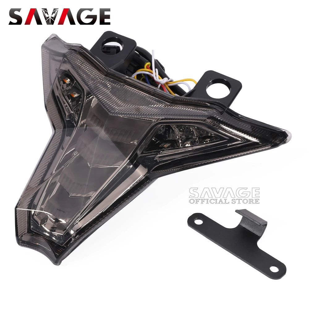 2025 ZX6R ZX25R ZX10RR LED Tail Brake Light Integrated Turn Signal For Kawasaki Ninja ZX-4R ZX-4RR ZX-10R ZX250 ZX400 R/RR ZX636