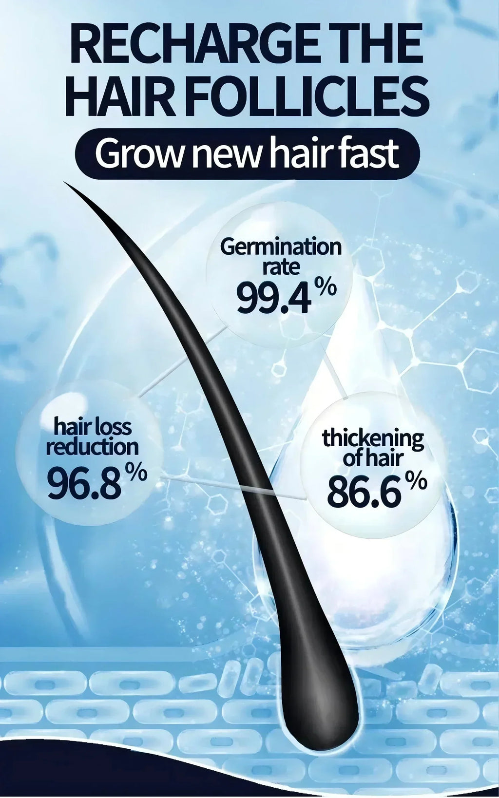 Tidesmit Biotin hair growth oil serum for anti-hair loss, scalp treatment, and thicker hair regrowth.