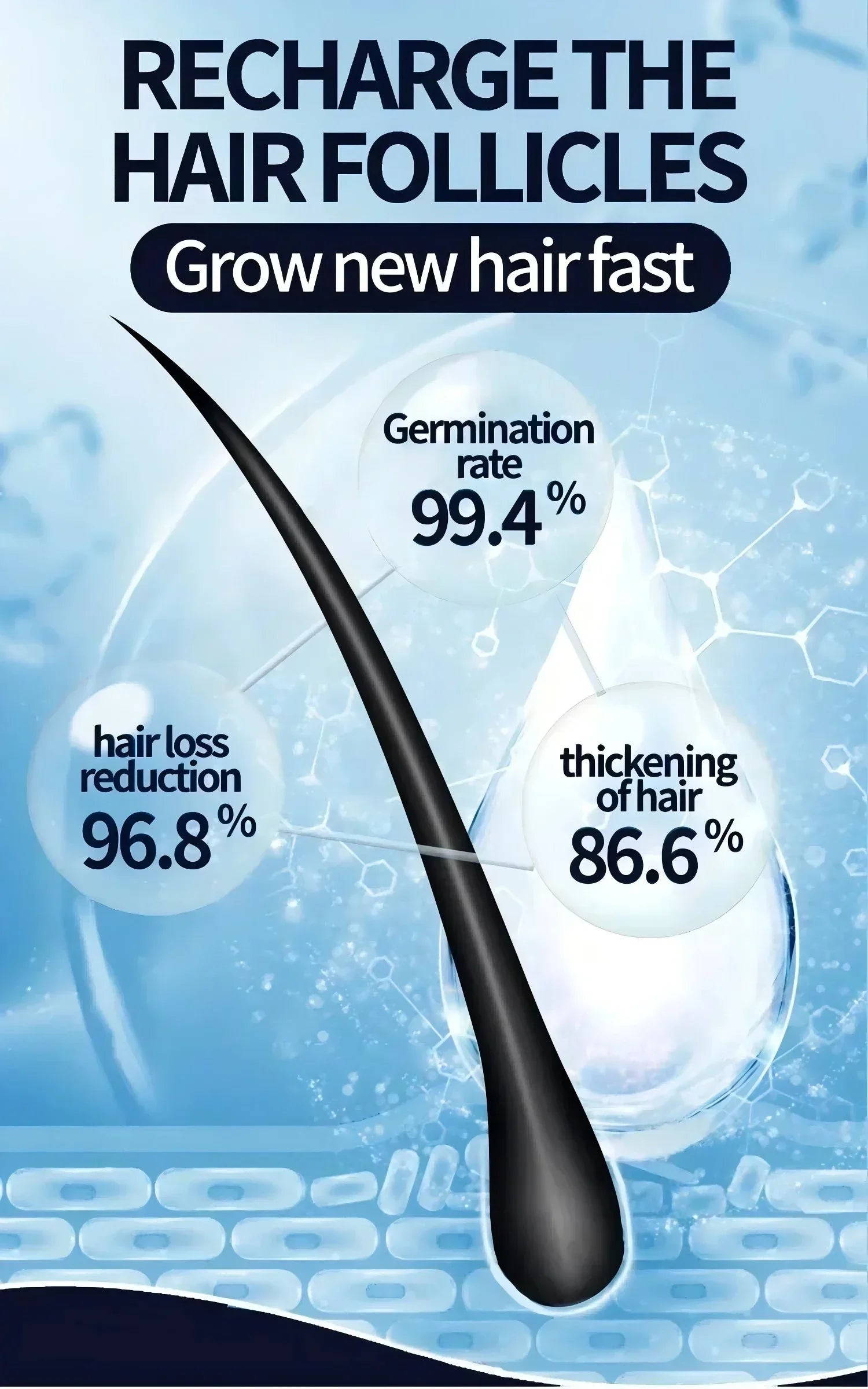 Tidesmit Biotin hair growth oil serum for anti-hair loss, scalp treatment, and thicker hair regrowth.