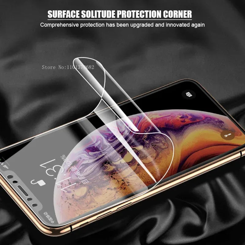 iPhone 15 Pro Max Screen Protector - 4-Pack Anti-Scratch Hydrogel Film Tidesmit