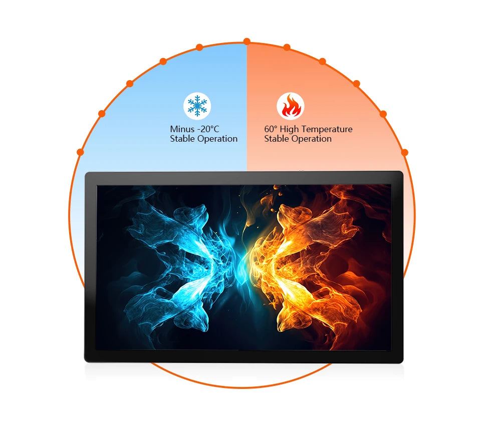 15.6 inch Industrial Capacitive Touch Panel PC Win 8G 128G IP65 Screen Waterproof With WIFI Bluetooth RJ45 RS232 USB