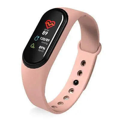 Bluetooth Exercise Step Counting, Information Reminder, Alarm Clock, Heart Rate, Sleep Health Monitoring, Gift M4 Smart Bracelet