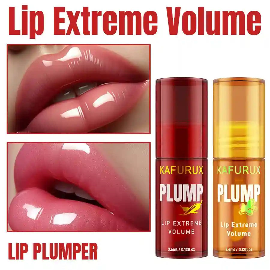 Lip Plumper Oil 2-Piece Set | Moisturizing Serum for Full Lips Lip Care K7087 K7088 Tidesmit