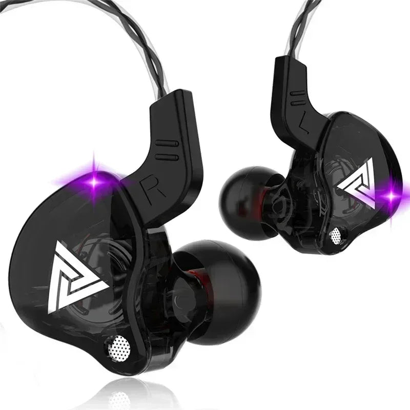 Wired Earbuds 3.5mm Microphone Stereo Sport Headset by Tidesmit Black Tidesmit