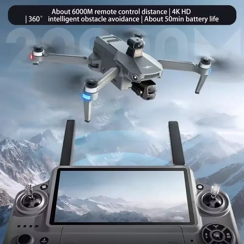 4K GPS Drone with 3-Axis Gimbal & Obstacle Avoidance | KF100 MAX Tidesmit