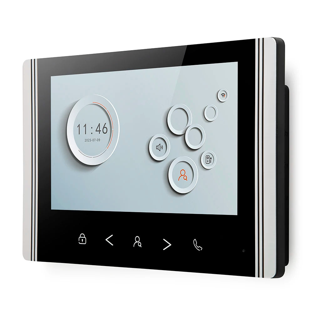 HOMSECUR 7" WIFI Video Door Phone Call Intercom Outdoor Monitoring for 2 Families