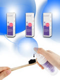 Tidesmit V34 purple teeth whitening toothpaste for plaque removal and professional oral hygiene cleaning