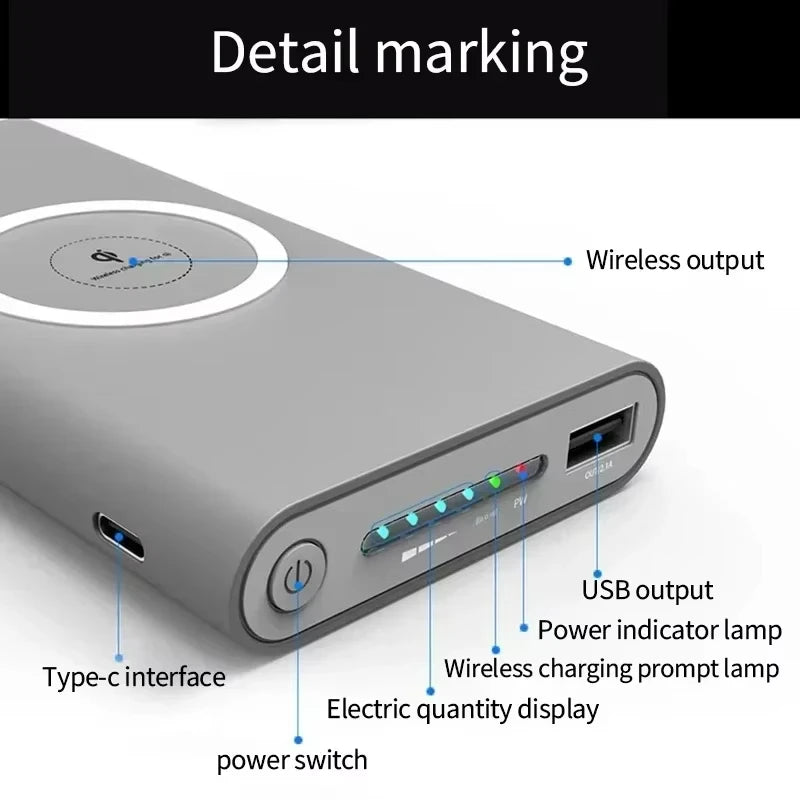 Portable Fast Charging Power Bank - High-Capacity Travel Battery Pack Tidesmit