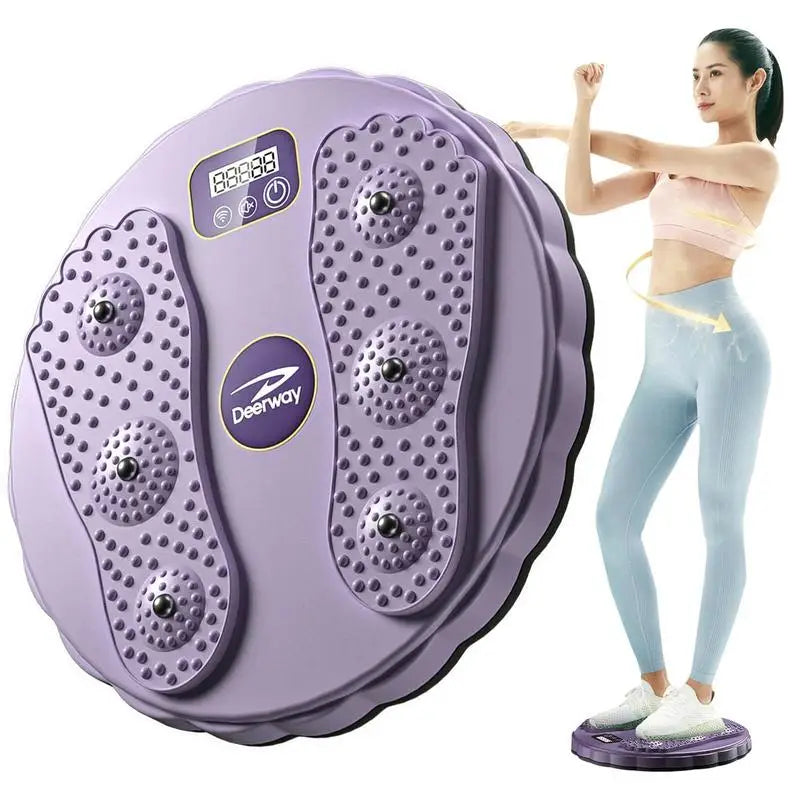 Waist Twisting Disc for Core Fitness - Non-Slip Magnetic Massage Plate Body Shaping Massage Equipment Tidesmit