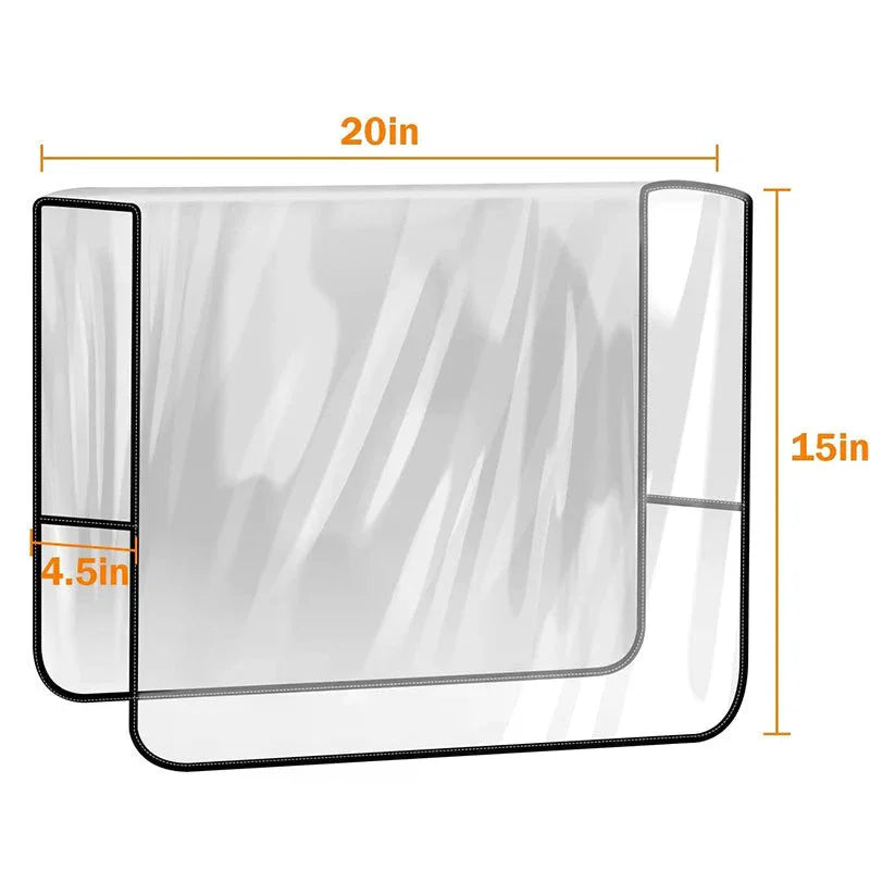 Salon Chair Cover Waterproof Clear PVC Protective Barber Guard Massage Chairs Tidesmit